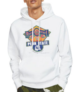 Hoodie White Vintage Penn State Rose Bowl Sweatshirt