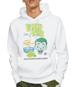 Hoodie White Zombie Cereal Marshmallows Lucky Arms