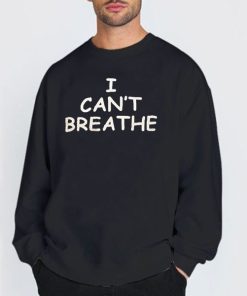 Sweatshirt black I Can't Breathe Lebron James
