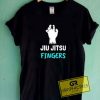 Jiu Jitsu Fingers Graphic Tee Shirts