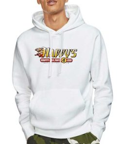 Hoodie White Kevin Harvick Happys Crappy Ass Parts 4 Less
