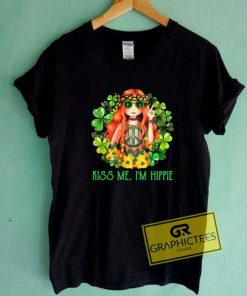 Kiss Me Im Hippie Tee Shirts 