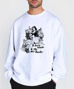 Sweatshirt White Lady Gaga Snow