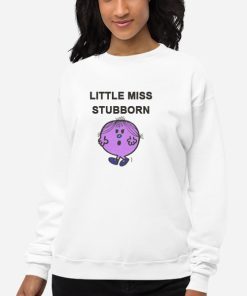 Sweatshirt White Little Miss Stubborn