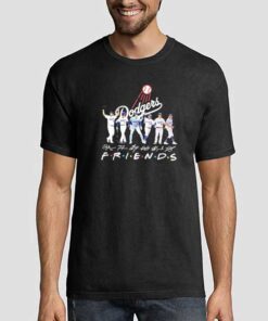 Los Angeles Signature All Team Friends Dodgers Shirt
