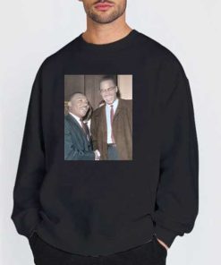 Sweatshirt black Martin Luther King Jr and Malcolm X