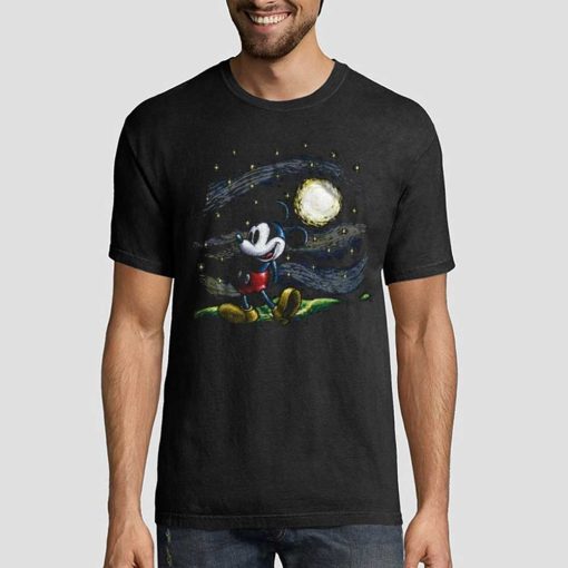 Mickey Mouse Starry Night Tee Shirts