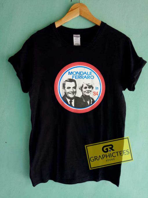 Mondale Ferraro Photos Logo Tee Shirts