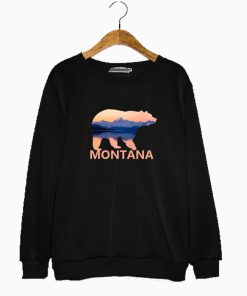 Mountains Montana Bear Sweatshirt