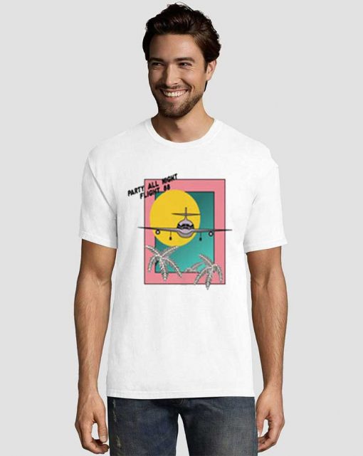 Party All Night Flight 88 Graphic Tee Shirts - graphicteestore