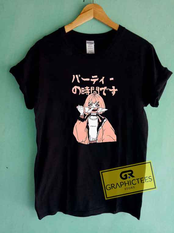 Party Time Peach Anime Tee Shirts 1 Party Time Peach Anime Tee Shirts