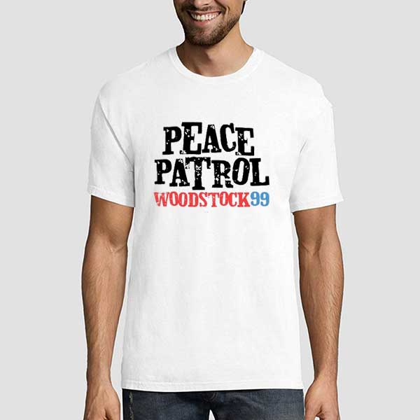 peace patrol woodstock 99 shirt