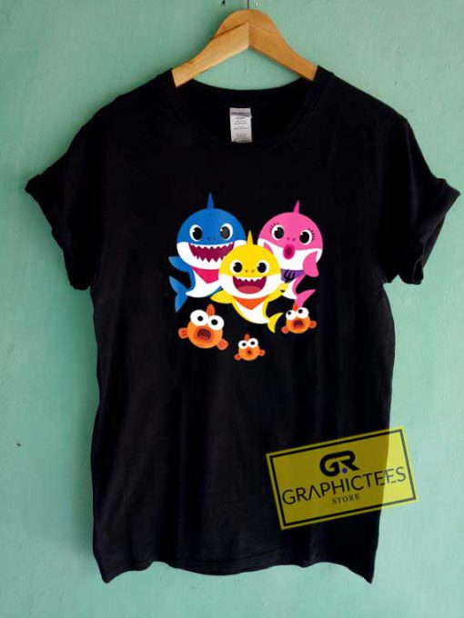 Pinkfong Baby Shark Family Tee Shirts