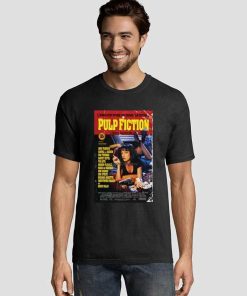 Pulp Fiction Cover Graphic Tee Shirts