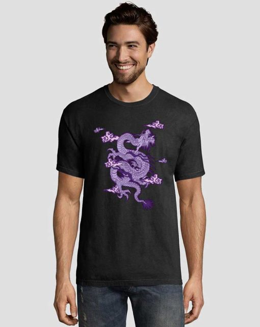 Purple Dragon Graphic Tee Shirts