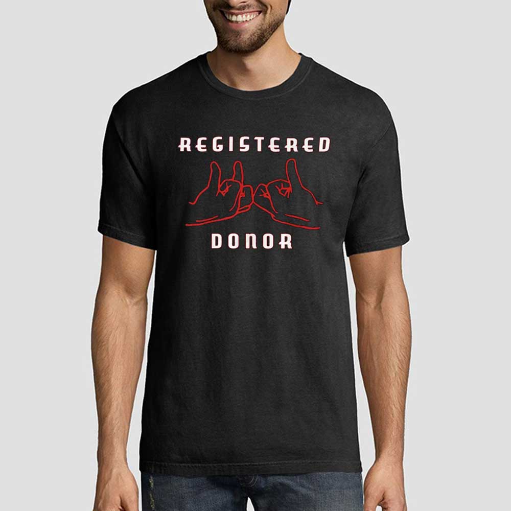 Registered Donor Nurselifern Store Nurspeak Merch Shirt 1 Registered Donor Nurselifern Store Nurspeak Merch Shirt