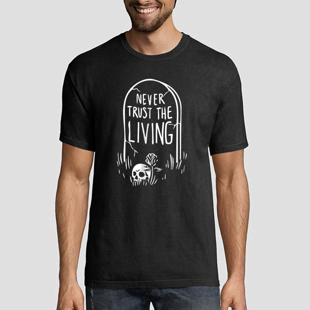Skull the Living Tombstone Merch Tee Shirt 1 Skull the Living Tombstone Merch Tee Shirt