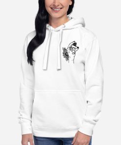 Hoodie White Snap Out Of It