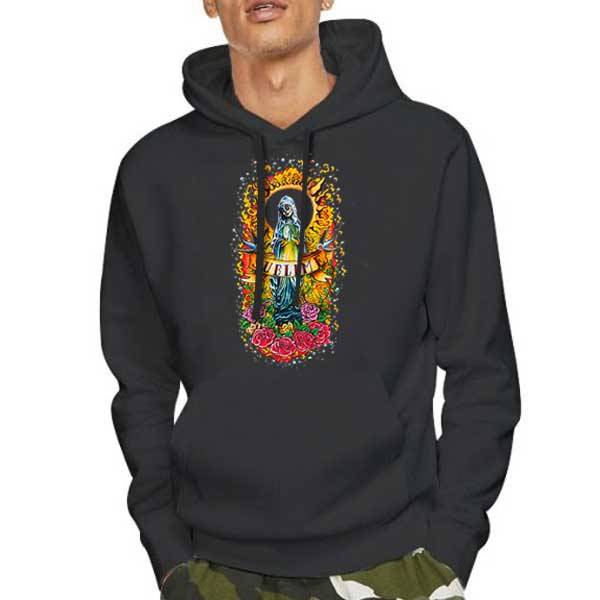 Sublime Virgin Mary Sugar Skull T Shirt - graphicteestore