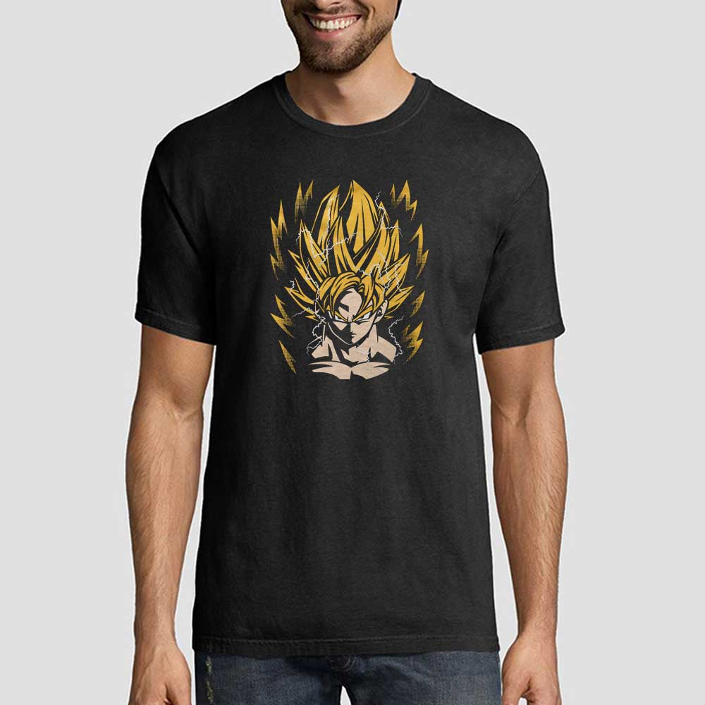 Super Saiyan Goku T Shirt Saiyan Cheap