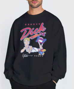 Sweatshirt Black 90s Hoops Kansas Jayhawks Gradey Dick