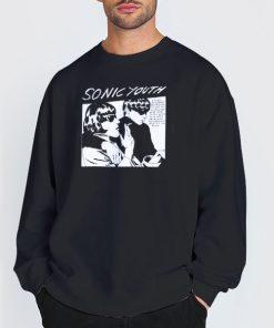 Sweatshirt Black Black Sonic Youth Bad Moon Rising Shirt
