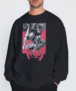 Sweatshirt Black Bloody Guts Anime Berserk Shirt