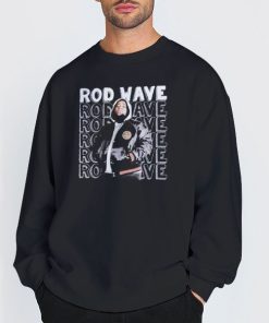 Sweatshirt Black Bootleg Vintage Rod Wave