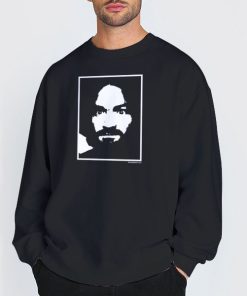 Sweatshirt Black Charles Manson Charlie Dont Surf Shirt