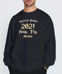 Sweatshirt Black Family Trip Universal Studios Family Shirts