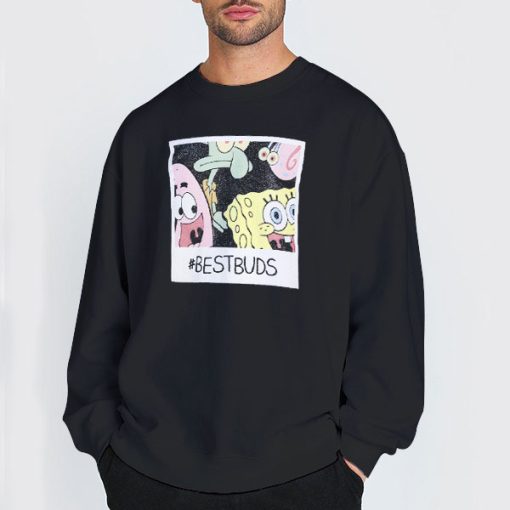 Sweatshirt Black Funny Bestbuds Spongebob