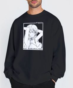 Sweatshirt Black Funny Mai Sakurajima Manga Shirt