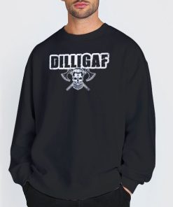 Sweatshirt Black Funny Sarcastic Humor Dilligaf Shirt