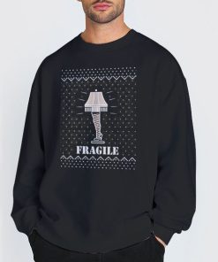 Funny Xmas Fragile Leg Lamp Sweatshirt