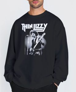 Sweatshirt Black Hard Rock Thin Lizzy T Shirt