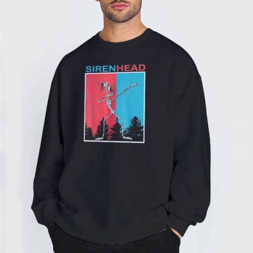 Sweatshirt Black Horror Game Siren Head Shirt