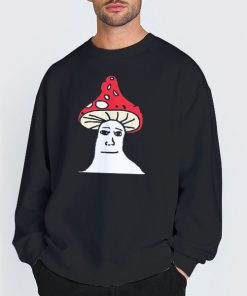 Sweatshirt Black It's Doomer Mushroom Wojak Shirt