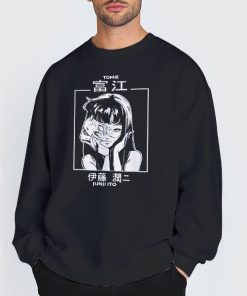 Sweatshirt Black Japanese Horror Manga Junji Ito Shirt