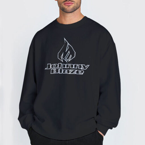 Sweatshirt Black Johnny Blaze Vintage Pullover