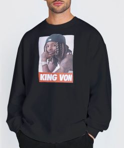 King Von Outfits Vintage Shirt - graphicteestore