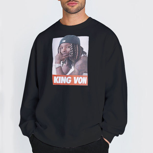 King Von Outfits Vintage Hoodie Cheap