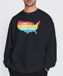 Sweatshirt Black Lgbt Love Has No Boundaries