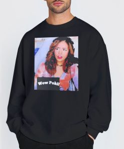 Mugshot Youtuber Pokimane Open Shirt 6 Sweatshirt Black Mugshot Youtuber Pokimane Open