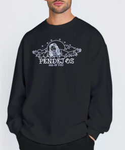 Sweatshirt Black Pendejos All of You Jesus Art Line