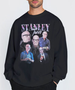 Sweatshirt Black Stanley Tucci 90s Bootleg