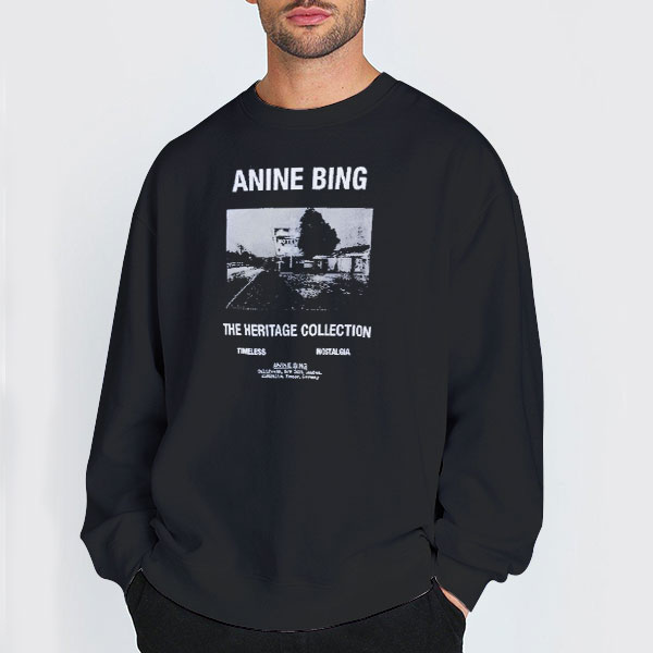 The Heritage Collection Anine Bing T-Shirt 2 Sweatshirt Black The Heritage Collection Anine Bing T Shirt