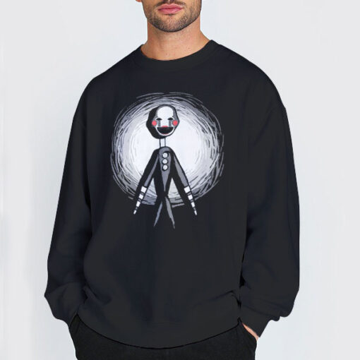 Sweatshirt Black Video Game Lovers Scary Horror Themed