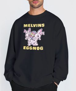 Vintage 1991 Melvins Eggnog Shirt 6 Sweatshirt Black Vintage 1991 Melvins Eggnog Shirt
