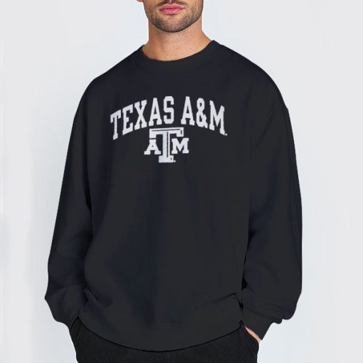Sweatshirt Black Vintage Champions Texas a&M
