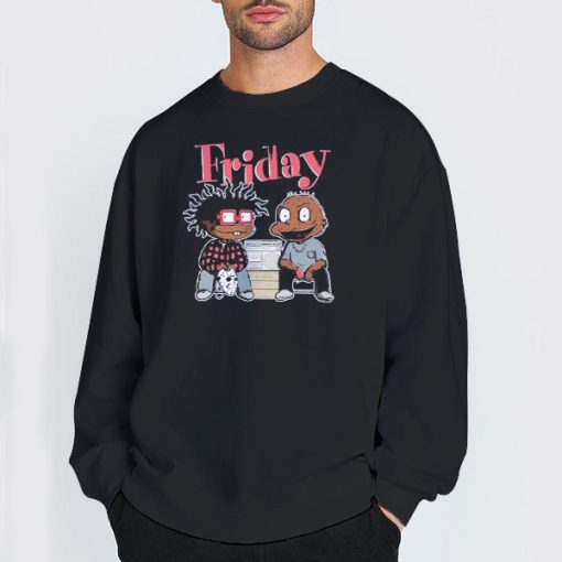 Sweatshirt Black Vintage Friday Rugrats